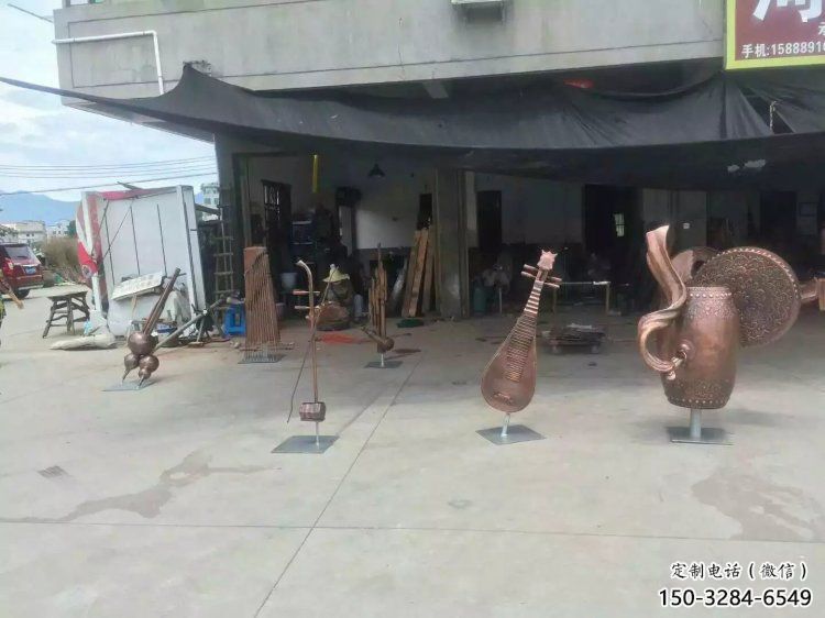 樂器雕塑裝飾精品，景觀概念，景觀銅鼓雕塑通用