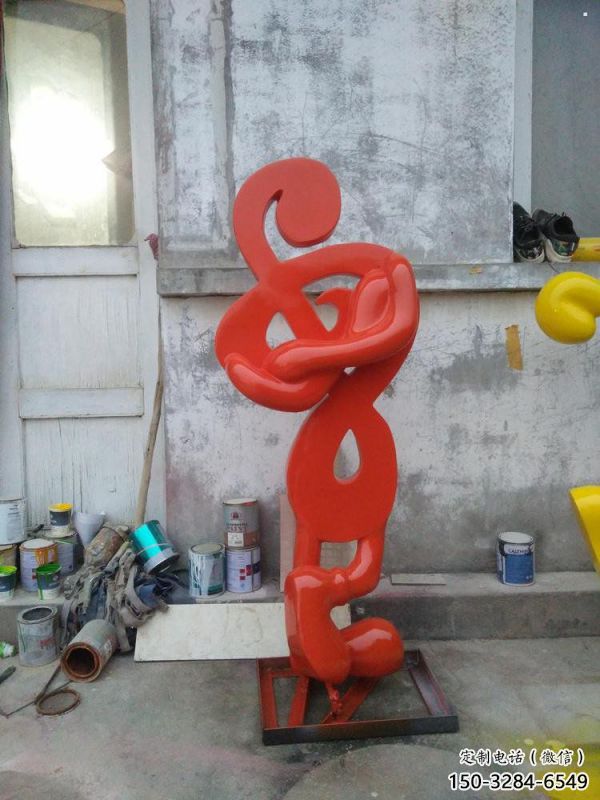 音樂符號(hào)雕塑定價(jià)，拉絲工藝，音樂符號(hào)雕塑工程