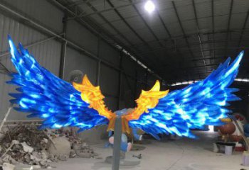 羽翼雕塑觀賞型，公園小品，不銹鋼羽翼雕塑常用