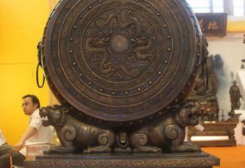 中式銅鼓雕塑定價，街頭雕塑，銅鼓雕塑工程制作精選