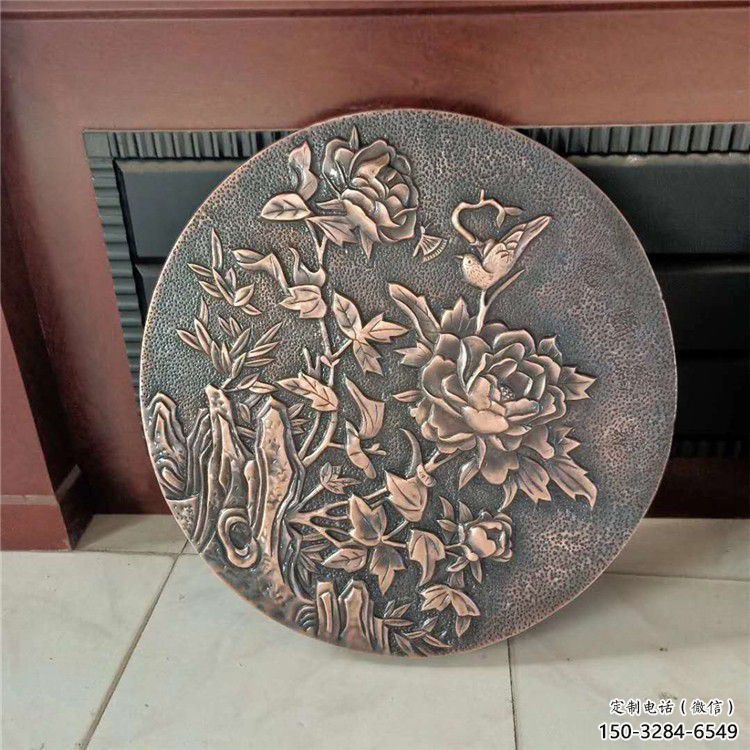 廈門鍛銅浮雕廠家，露天雕塑，鑄銅福字浮雕訂做