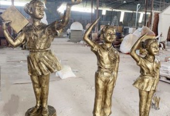 淮南學(xué)生少先隊(duì)員雕塑