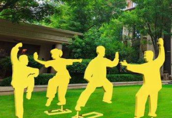 六安公園太極雕塑