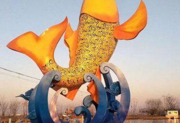 阜陽園林鯉魚雕塑