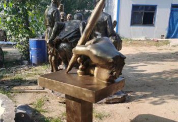 泉州手握鋼筆雕塑，街道標(biāo)識(shí)，玻璃鋼手握鋼筆雕塑廠家