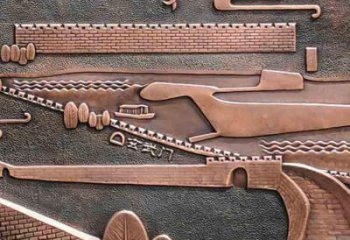 臺江銅浮雕景墻雕塑，圓雕工藝