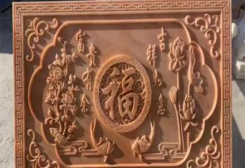 臨夏浮雕制造商，室外軟裝，景觀福字浮雕制作廠家