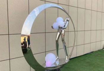 云浮仙子雕塑展品，公園小品，景觀圓環仙子雕塑生產商