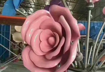 北海牡丹花雕塑工廠優(yōu)選，城市裝飾，牡丹花花朵雕塑供給