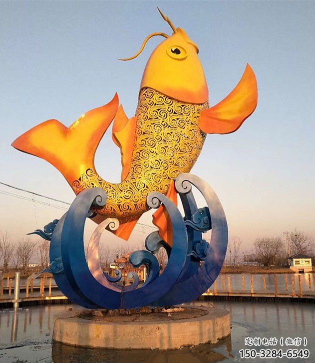 畢節園林鯉魚雕塑