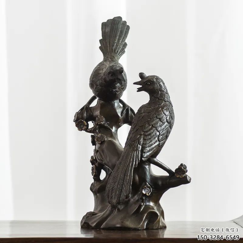 邢臺(tái)園林喜鵲雕塑
