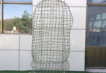 小河鏤空孔子雕塑訂做，景區雕塑，鐵藝古代人物雕塑定價