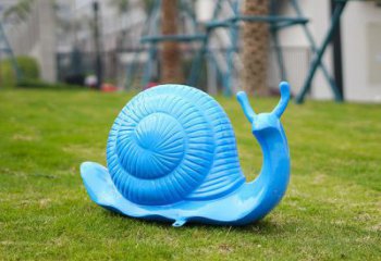 烏當(dāng)彩繪蝸牛雕塑廠家，園林動(dòng)物小品，玻璃鋼蝸牛雕塑生產(chǎn)