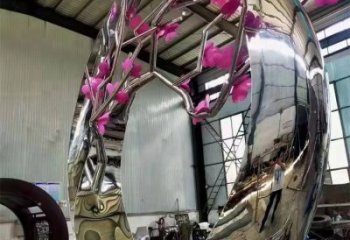 澄邁梅花雕塑工廠優選，城市裝飾，景觀梅花雕塑供給