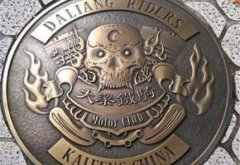 瓊海鑄造校徽雕塑