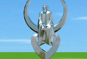 臨高創(chuàng)意牛郎織女雕塑