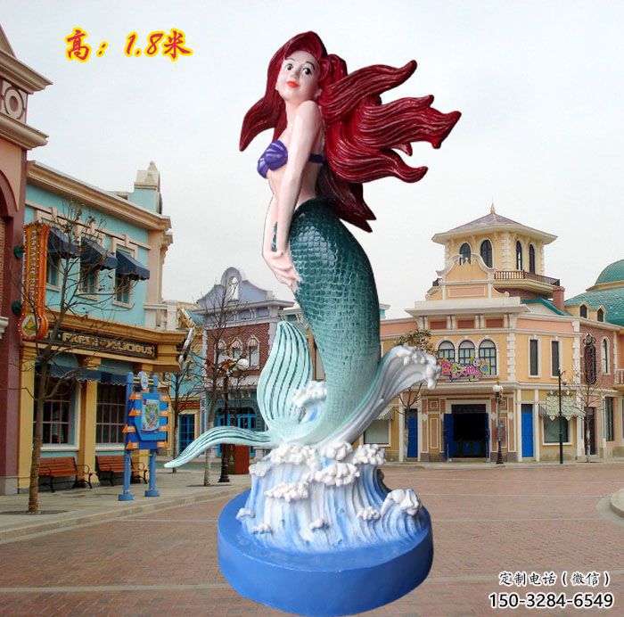 白城水景美人魚(yú)雕塑