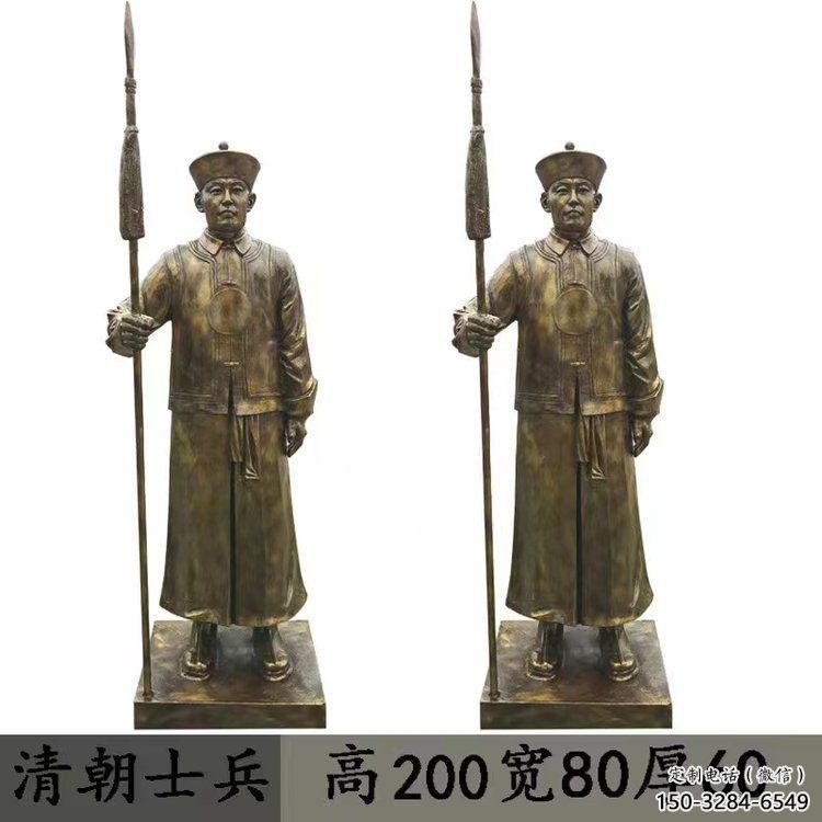 宿遷庭院武士雕塑