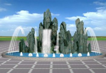 武漢電影變頻噴泉雕塑，水景噴泉雕塑承接