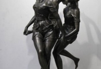 鹽城住宅小區跳舞雕塑