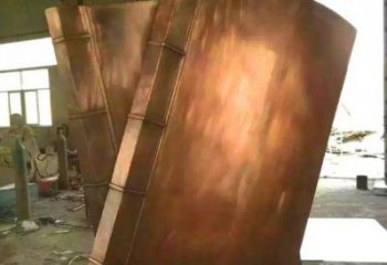 無錫鑄銅書籍供應，街景小品，銅書籍雕塑廠家優價