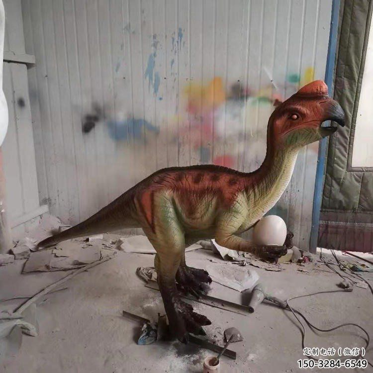 西湖抽象恐龍雕塑制造，動物雕塑，玻璃鋼恐龍雕塑展品