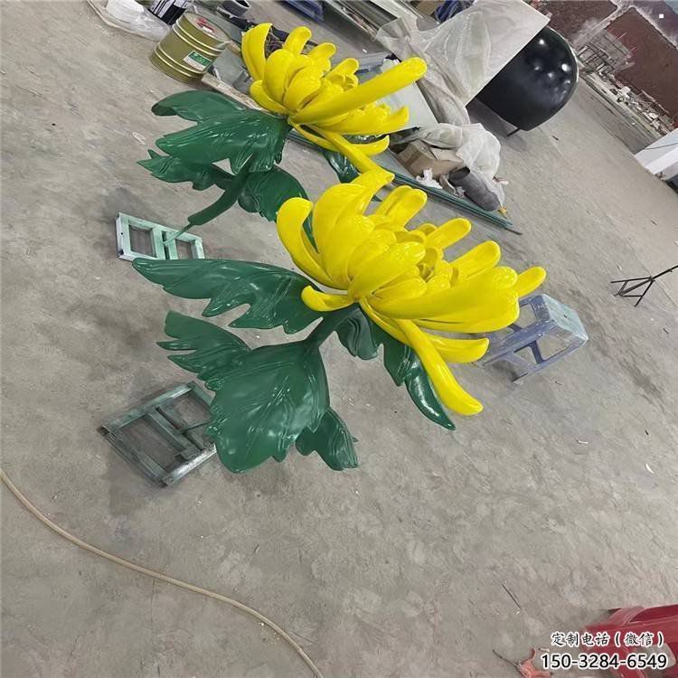 城東景區(qū)菊花雕塑優(yōu)選，圓雕體系，城市菊花雕塑選定
