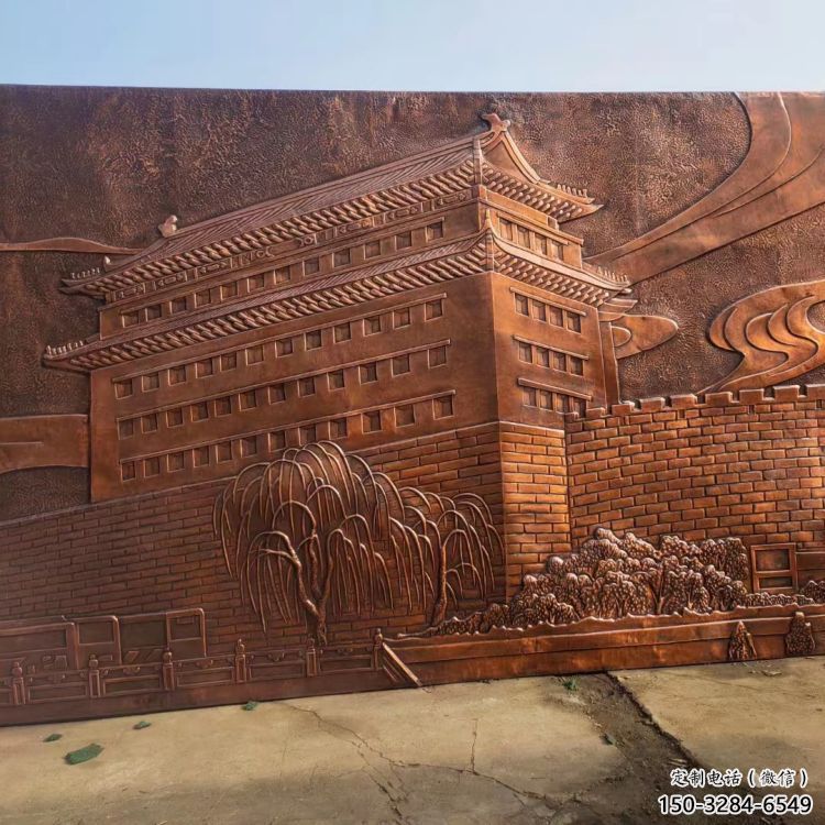 海南藝術(shù)浮雕精選，街道標(biāo)識，景觀鍛銅浮雕指用