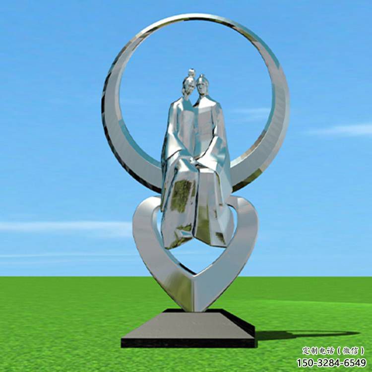 大同創意牛郎織女雕塑