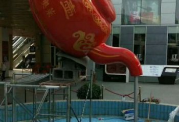 葫蘆島鐵藝水景天壺雕塑，噴泉雕塑，抽象天壺雕塑制作