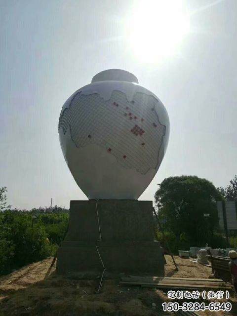 廣場瓶子雕塑 抽象景觀小品 烤漆雕塑